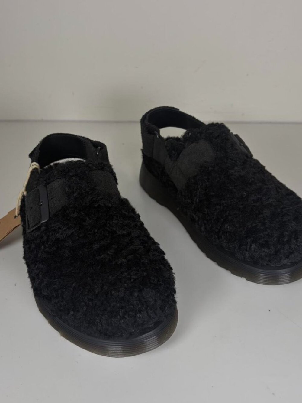 Fuzzy Boston Style Dr. Martens Clogs - Picture 5 of 6